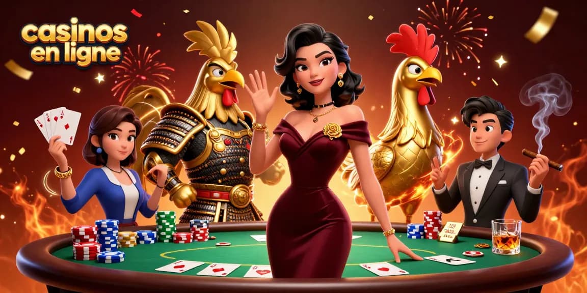 Vivez des moments palpitants dans les casinos en ligne avec des personnages 3D vibrants et des dynamiques de poker.