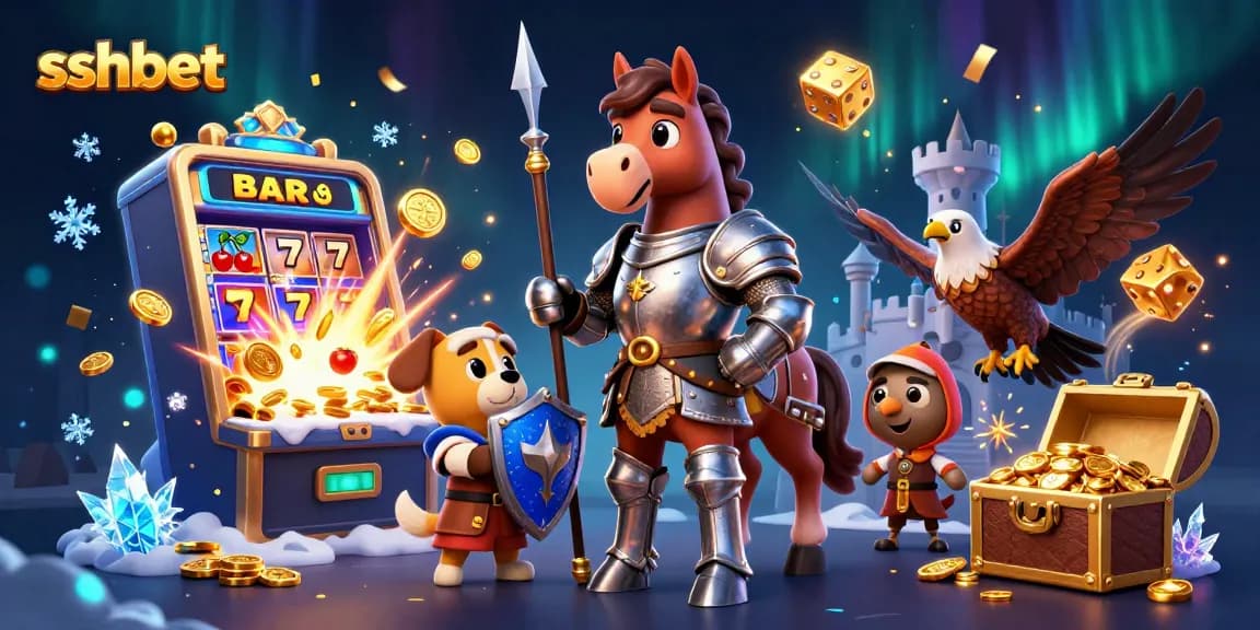 Engage in exciting gameplay with sshbet’s vibrant 3D casino scene featuring jackpot action and immersive characters.