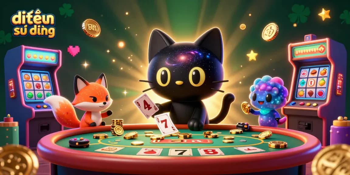Experience điều khoản sử dụng at G28 with a captivating cosmic casino scene featuring unique characters and vibrant game elements.