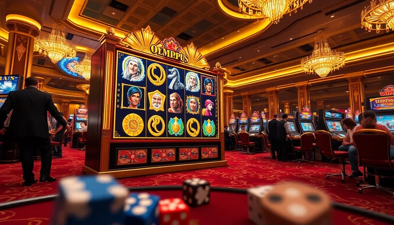 Engage with the exciting Olympus slot machine featuring vibrant graphics and thrilling gameplay.