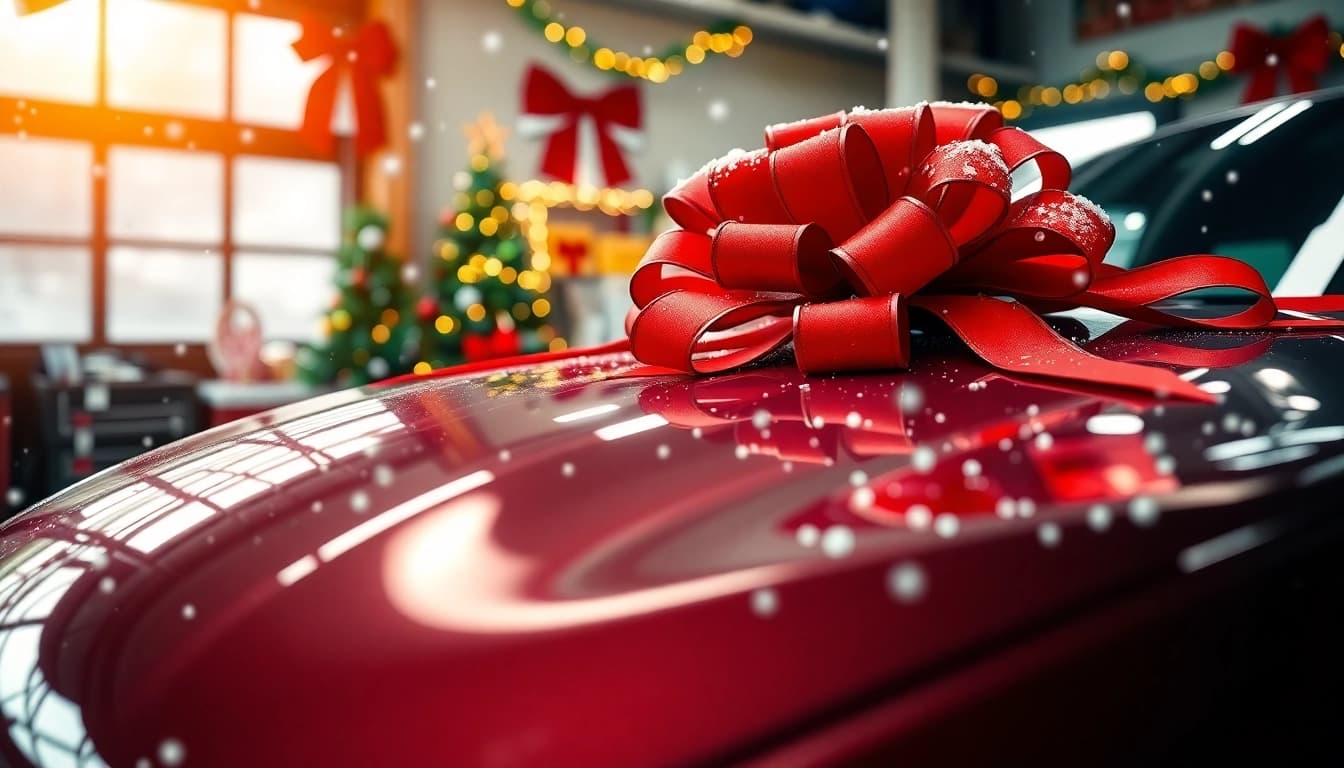 Transform your vehicle with a Christmas car detailing gift that shines and sparkles.
