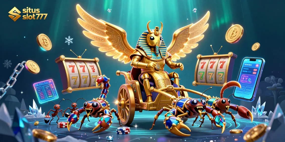 Spin and win with situs slot777, featuring vibrant slot reels and dazzling character elements.