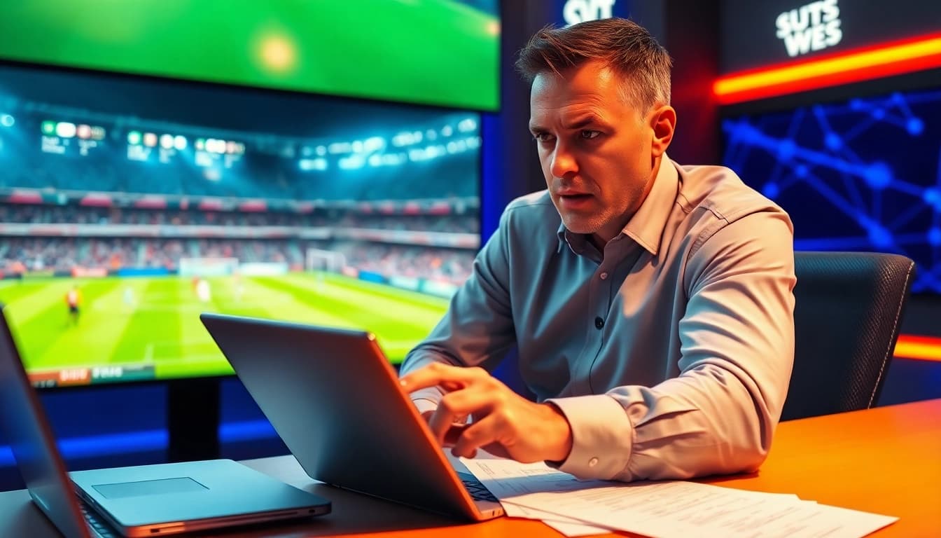 Analyze football matches effectively with วิเคราะห์บอล insights in a dynamic sports studio.
