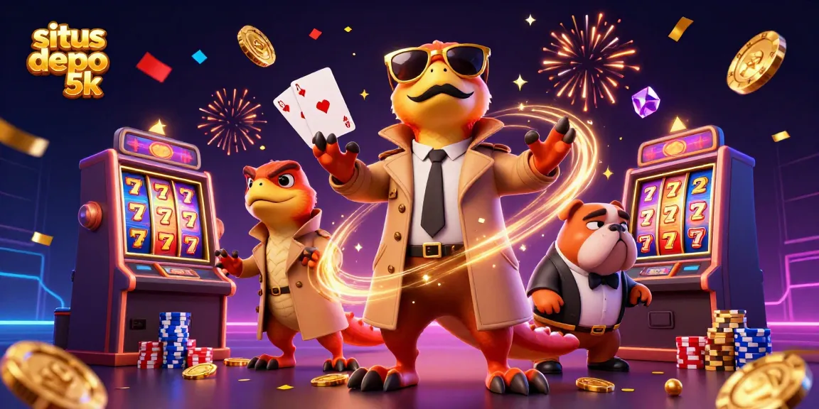 Experience the thrill of situs depo 5k with raptors sneaking into a VIP lounge filled with jackpots.