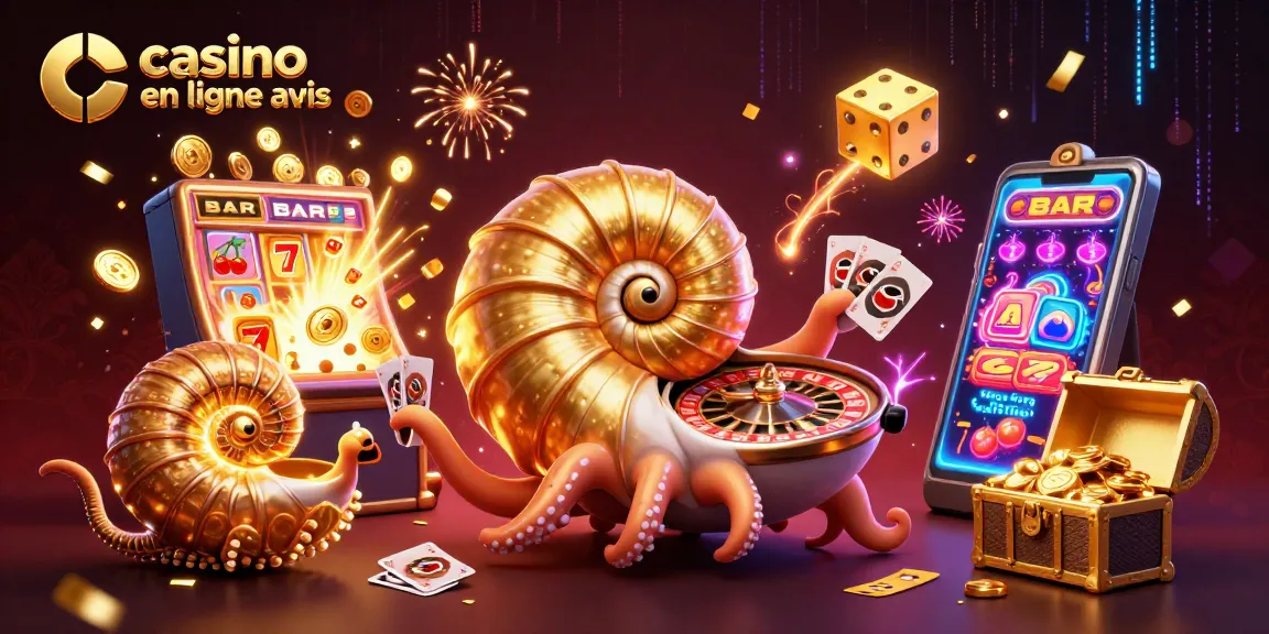 casino en ligne avis : illustration 3D de la roulette et des jeux avec des effets de jackpot étincelants.
