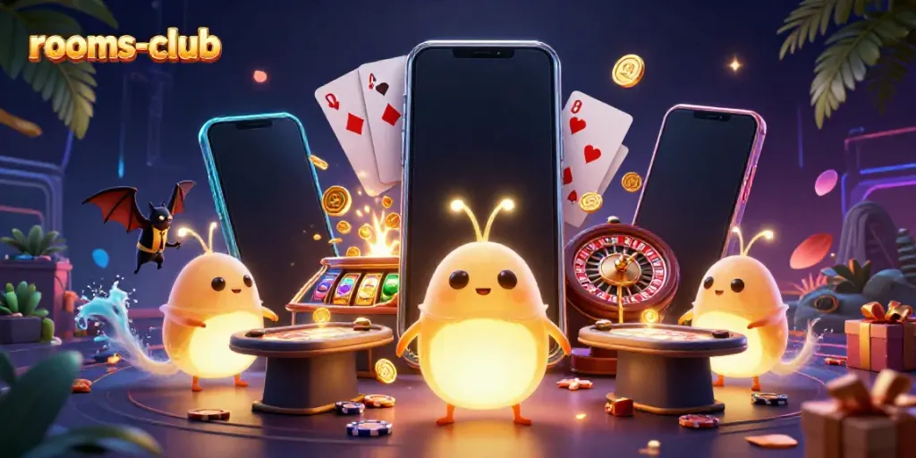 Rasakan keseruan bermain di rooms-club dengan slot online yang menarik dan pencahayaan unik dari karakter sinar.