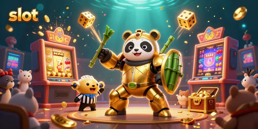 Experience an exciting slot adventure with clever characters in a vibrant casino arena