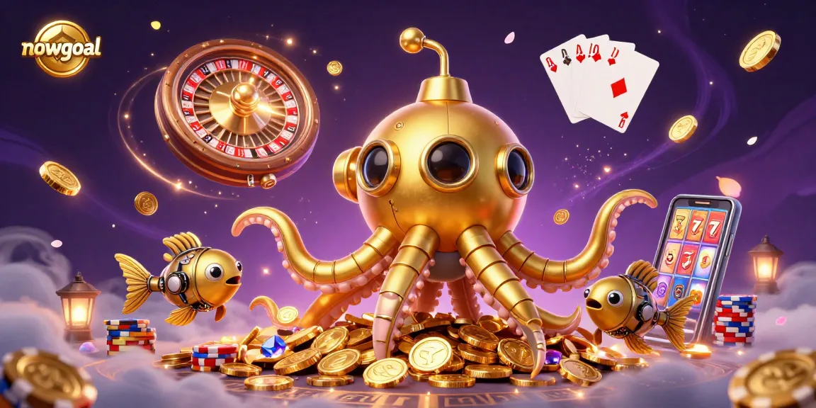 Bet on nowgoal live scores while enjoying vibrant 3D elements of coins and cards.