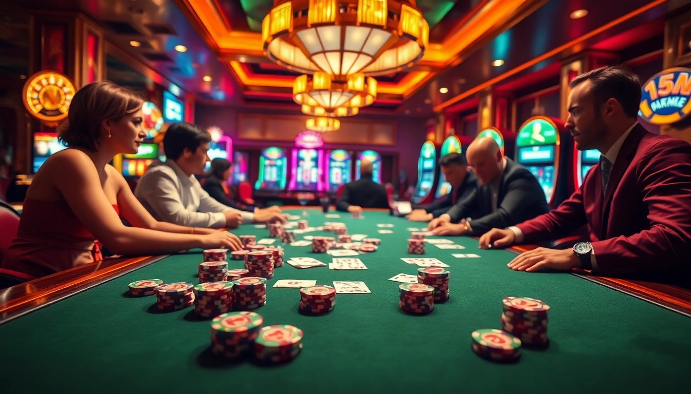 Experience the excitement of gambling at https://kkwin.co.com/ with a high-stakes poker scene filled with intensity.