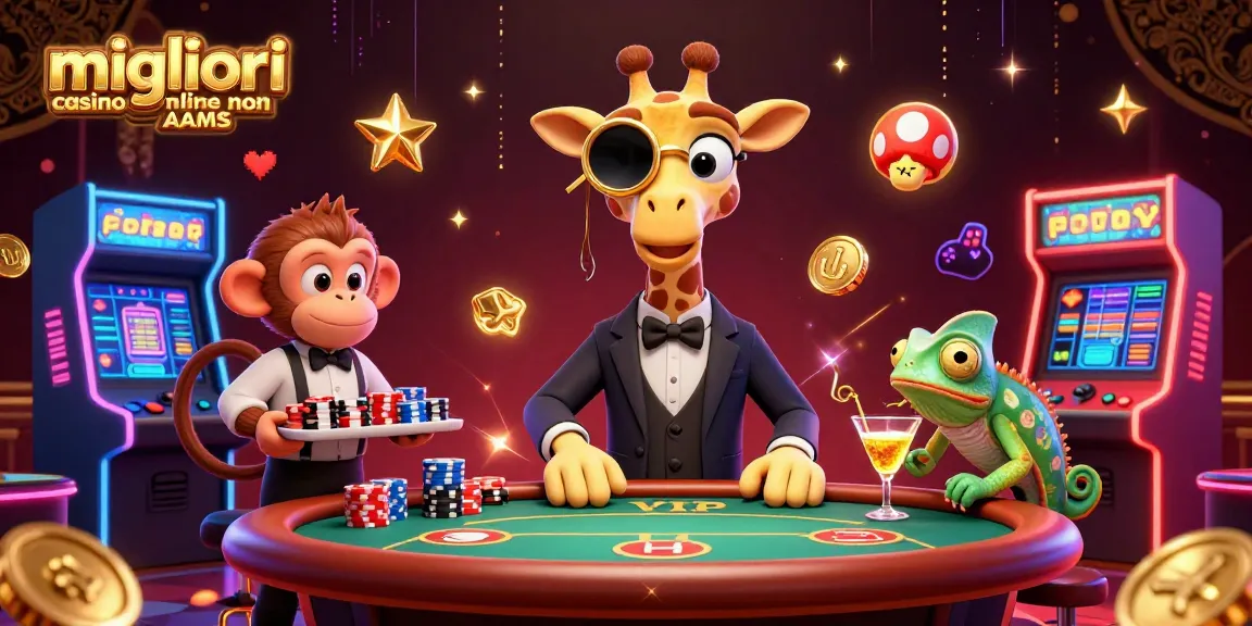 Vivi l'emozione nei migliori casino online non AAMS con personaggi vivaci ed elementi di gioco dinamici.