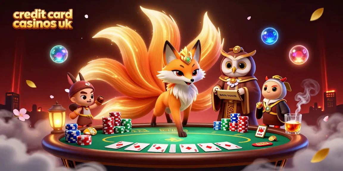 Engage with exciting gameplay at credit card casinos uk with vibrant characters and poker elements.