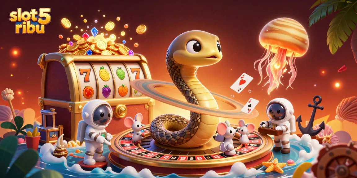 Experience thrilling wins at slot 5 ribu with a cosmic casino adventure and vibrant gaming elements.