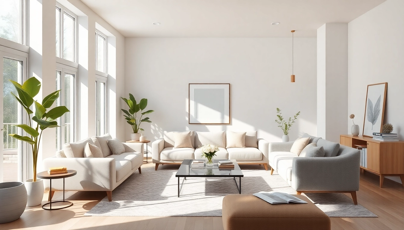 Emphasizing seamless living principles through a bright, inviting interior design.