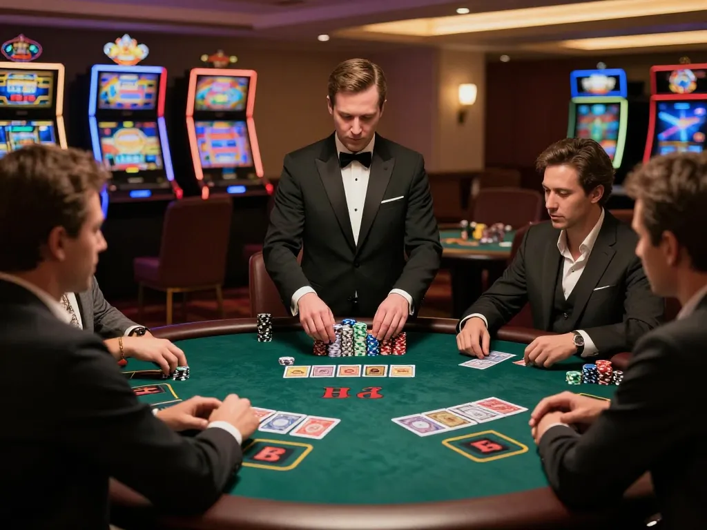 Experience high-stakes gameplay at jmb88's elegant blackjack table with focused players.