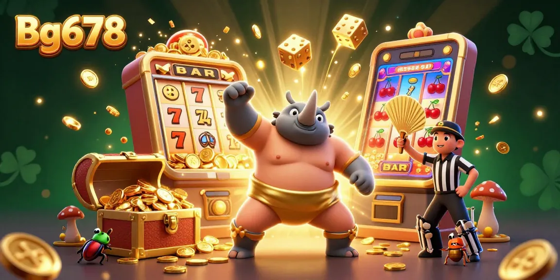Experience the excitement of Bg678 with thrilling games, golden coins, and a vibrant casino atmosphere.