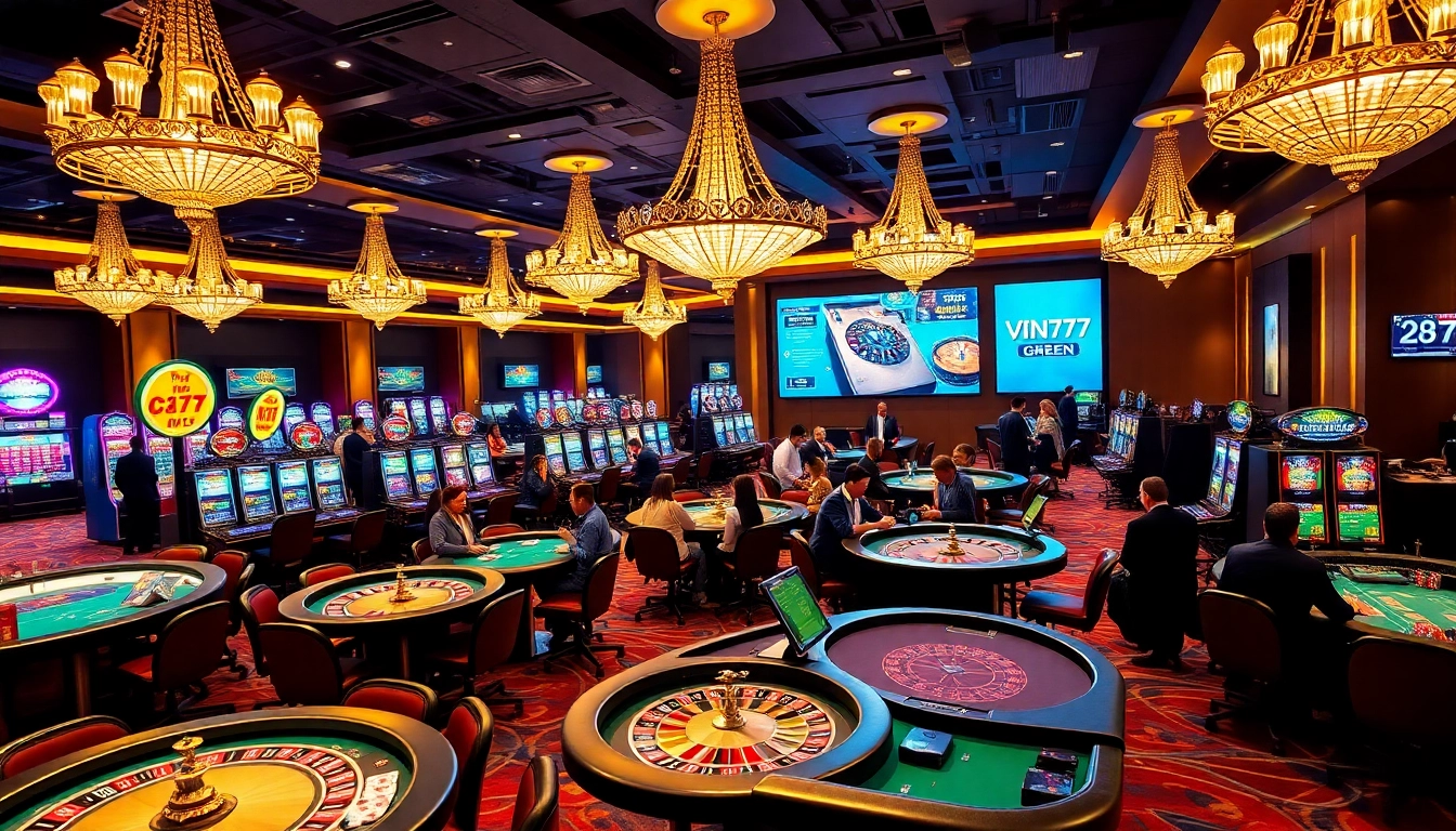 Experience the thrill of gambling at https://vin777.green/ with vibrant casino visuals and engaging players.