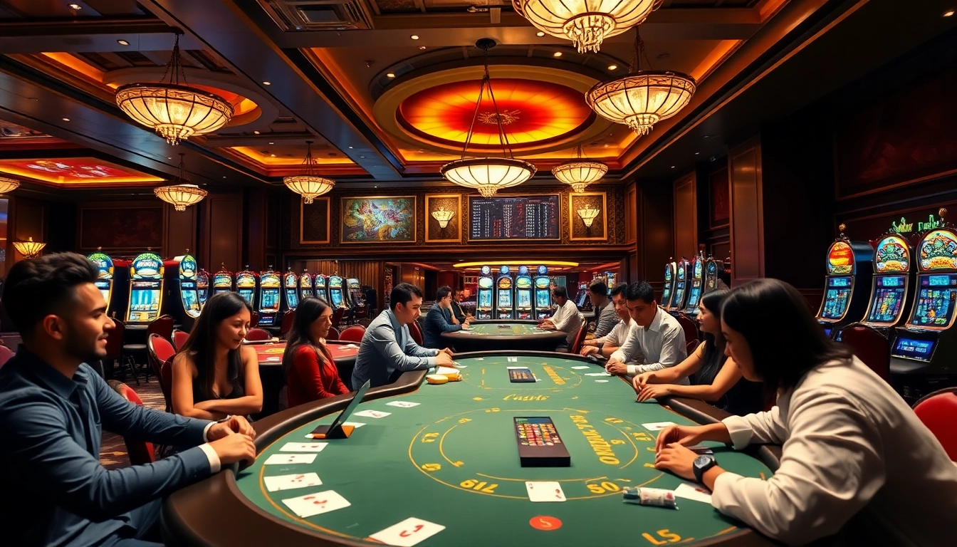 เล่นเกมที่ M98 คาสิโนที่มีบรรยากาศหรูหราและสนุกสนาน