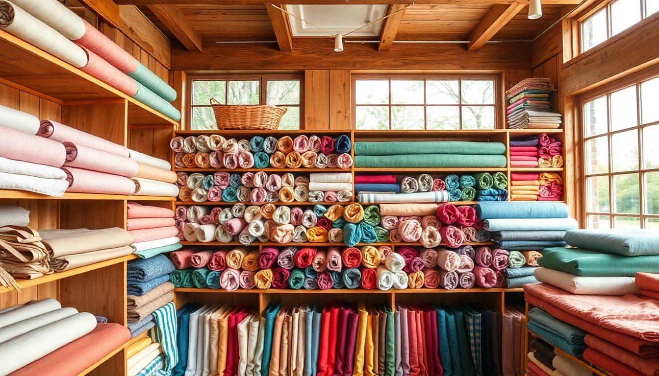 Bekijk de variëteit aan uni katoen stof; 100% natuurlijk katoen in een gezellige stoffenshop.