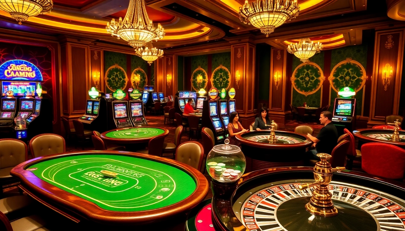 Experience thrilling gameplay with RTP Pragmatic Play in a luxurious casino setting.