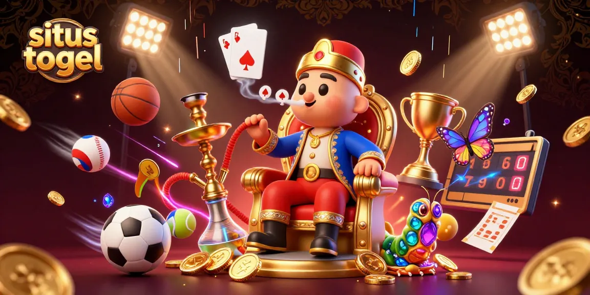 Engage with the excitement of situs togel amidst a vibrant casino scene filled with dynamic sports elements.
