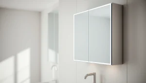 sonni Spiegelschrank mit modernem LED-Design und eleganter Oberfläche im Badezimmer