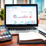 Promote your brand with an effective Instagram smm panel showcased in a modern workspace.
