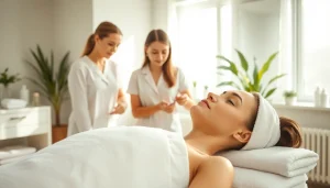 Experience the rejuvenating RejuvaGlow Facial treatment in a serene spa setting.