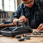Assembling a pf940v2 jig​ with precision in a bright workshop.