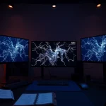 NSFW AI workspace showcasing immersive technology and creativity