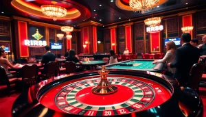 Experience the excitement of RR88 casino gaming with dynamic tables and thrilling players in action.