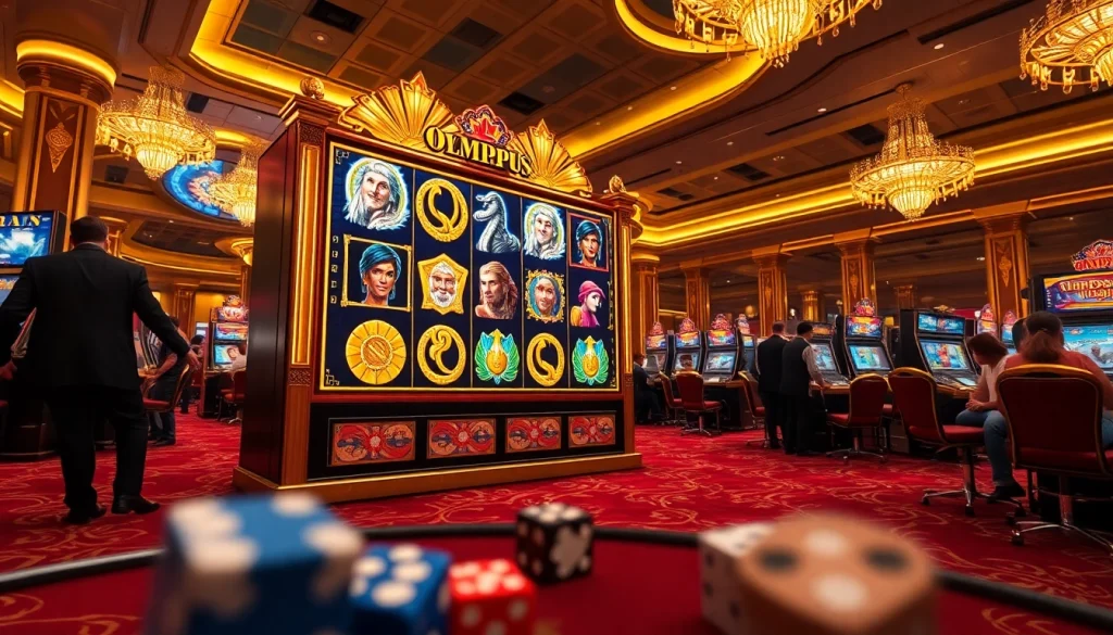 Engage with the exciting Olympus slot machine featuring vibrant graphics and thrilling gameplay.
