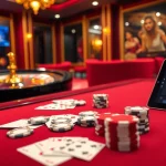 Experience the thrill of high-stakes gambling with RR88 at a vibrant casino table.