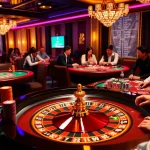 RR88 casino players strategizing at a vibrant roulette table surrounded by lively action.