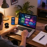 Experience thrilling gameplay with OLI4D login on a laptop while managing your bankroll effectively