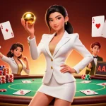 Mainkan slot yang menang dengan login DEWA121 di ilustrasi kasino yang penuh warna ini menunjukkan keseruan bermain.