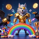 Enhance your betting strategies with kèo bóng đá trực tuyến visuals, showcasing sports betting elements and cryptocurrency integrations.