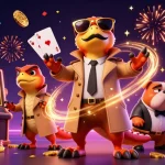 Experience the thrill of situs depo 5k with raptors sneaking into a VIP lounge filled with jackpots.