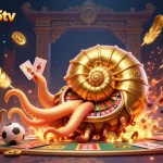 Experience thrilling sports betting action with keonhacai5tv's dynamic gaming elements in this captivating 3D illustration.