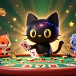 Experience điều khoản sử dụng at G28 with a captivating cosmic casino scene featuring unique characters and vibrant game elements.
