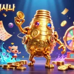 먹튀검증사이트에서 안전하게 즐길 수 있는 슬롯머신 배팅 장면