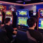 Exciting gaming environment showcasing slot deposit 5000 players enjoying vibrant online slot games with engaging graphics.