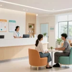 David Hoffmeister reviews at a modern health clinic showcasing patient care, medical services, and compassionate healthcare.