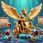 Spin and win with situs slot777, featuring vibrant slot reels and dazzling character elements.