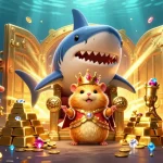 Win big with Heng Ong Bet's dynamic 3D casino illustration showcasing a golden hamster king and treasure.