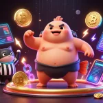 Essayez de gagner sur casino en ligne qui paye vraiment avec une illustration captivante d'un fugu en sumo.