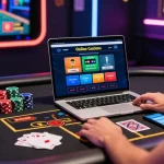 Player enjoying credit card casinos at https://brcs.co.uk with vibrant gaming setup and modern atmosphere.