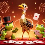 Engage in winning strategies at situs slot resmi with an exciting circus-themed slot game atmosphere featuring dynamic characters.
