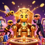 Experience thrilling wins at yaar win with a vibrant 3D casino scene showcasing excitement and glamour.