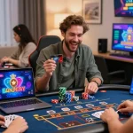 Exciting gaming moment at aisa.org.uk credit card casinos with players enjoying diverse games and celebrating wins.
