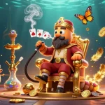 Scopri i Siti non AAMS sicuri mentre il brontoloso brucaliffo funge da maestro del narghilè in un mondo fantastico di divertimento ludico.